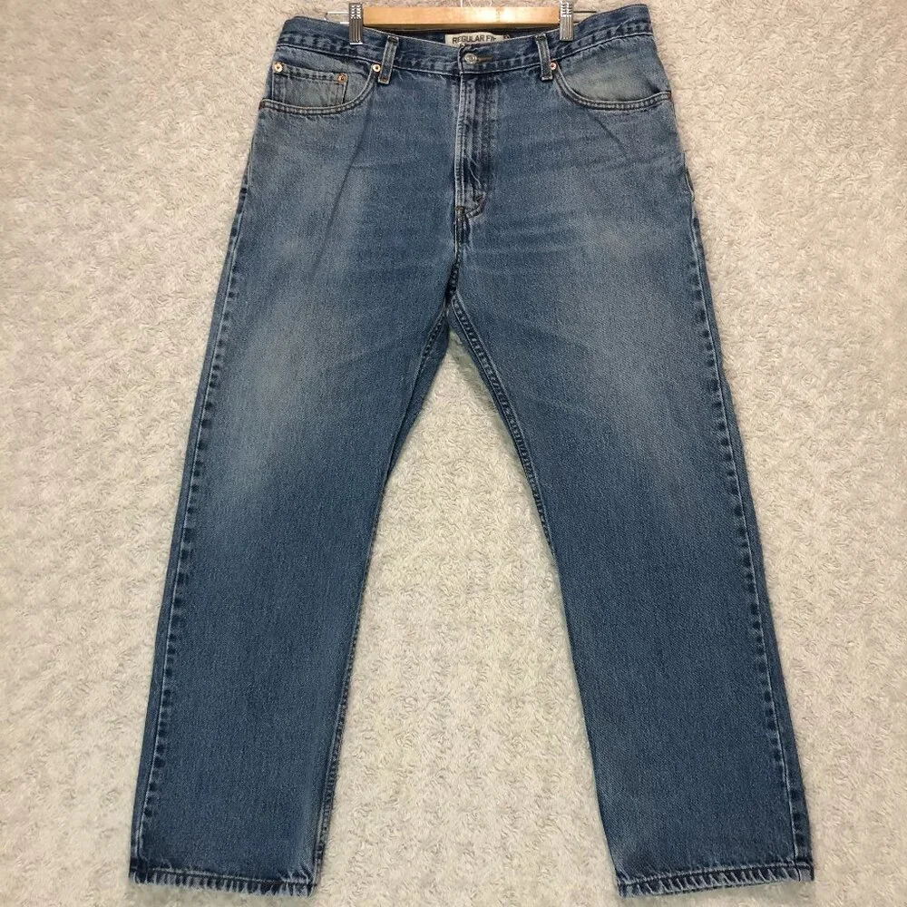 Levi's 503 Men's‎ Regular Fit Blue Jeans Size 38W 30L